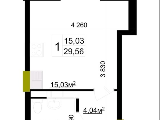 Смарт квартира з гарним краєвидом на місто Житомир