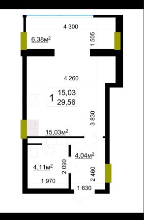 Смарт квартира з гарним краєвидом на місто - фото 1