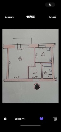 Продаж 1-но кімнатної квартири ,  вулиця Лесі Українки - фото 1