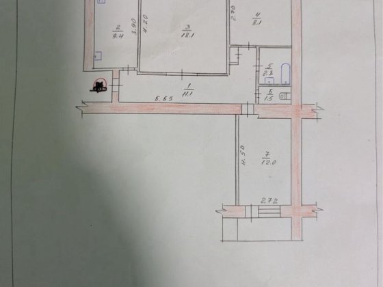Продається 3-х кім квартира на Крошні Житомир