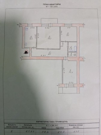 Продається 3-х кім квартира на Крошні - фото 1