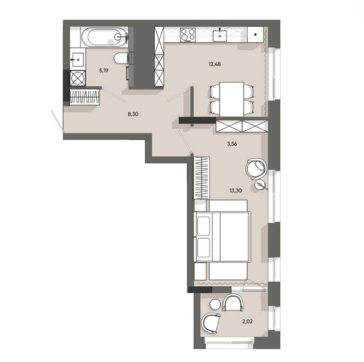 ПРОДАЖ 1 кім квартира Five address Топ ціна 1250$ Зелена Раковського - фото 1