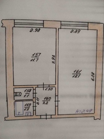 Продається кімната в гуртожитку - фото 1