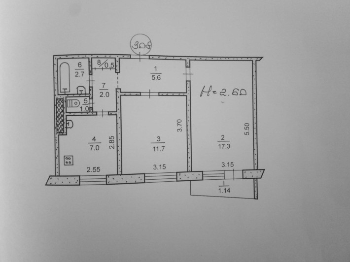 Продаю 2-х комнатную квартира - фото 1