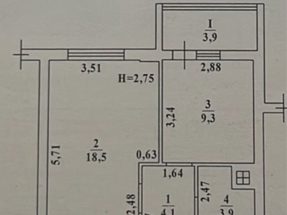 Новострой!Таирова!Госпрограмма!1 ком квартира!Торг!39м2Цена 37,500 Одеса
