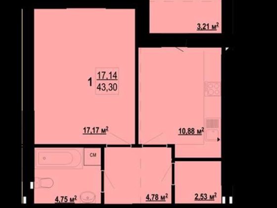 ЖК ГИДРОПАРК Документы Продам 1 комнатную квартиру 44м2 GT Харьков