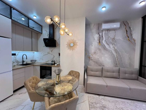 1 комнатная квартира Ремонт Мебель Техника на 7 Фонтана ЖК Милос Одесса