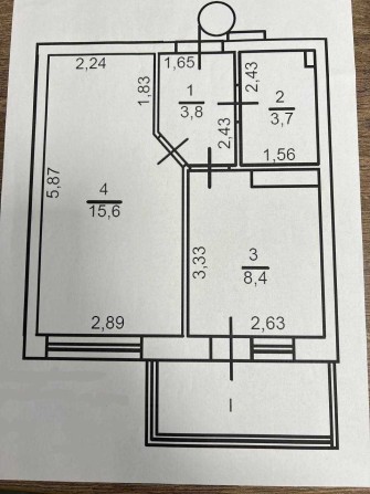 Однокомнатная квартира на Таирова в новом доме. - фото 1