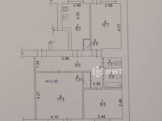 3к. 63м2 Павлово поле, м. 23 Серпня (23 Августа, ул. Деревянко) 122594 Харьков
