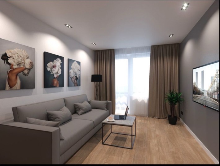 Продам 1 комнатная квартира кап. ремонт . Алексеевка, Победы 75 - фото 1