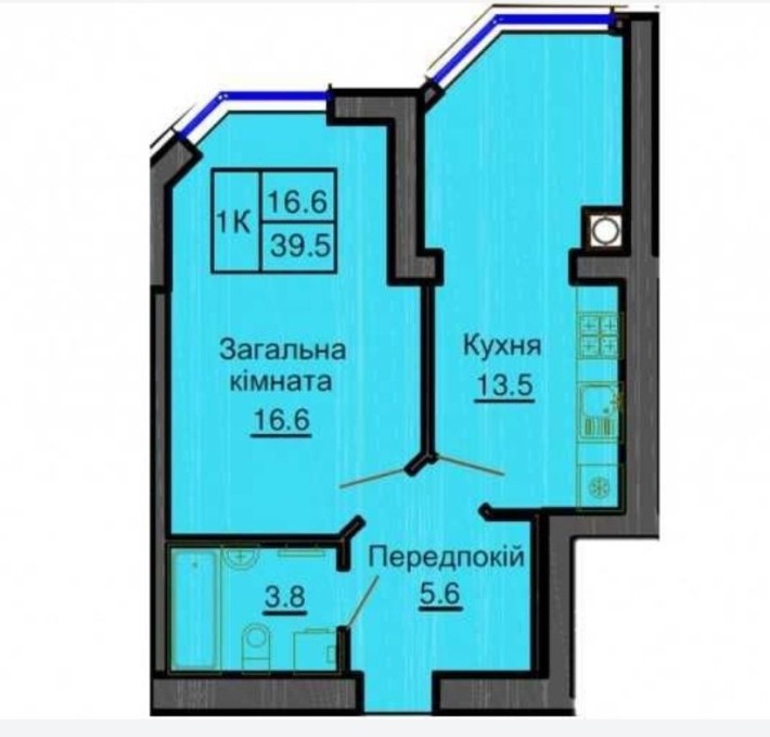 Продаж 1 кім, квартири ЄОСЕЛЯ Вид на фонтан  Жк Софія Резиденс - фото 1