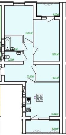 Продам 2-комн квартиру 78,2м2 в Новострое ЖК СКАЗКА MV - фото 1