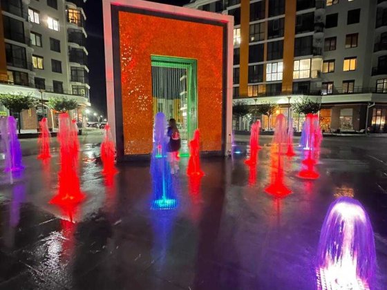 Євро 3к на Прорізній з видом на фонтан . Довгострокова оренда Гостомель