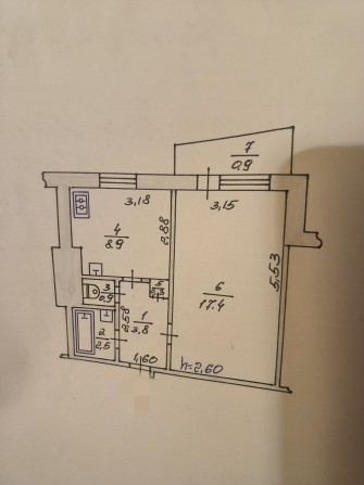 Здається однокімнатна вкартира - фото 1