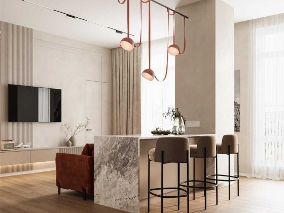 Арена 3.к. ЖК Loft White (ЭКСКЛЮЗИВ, КЛЮЧИ) Дніпро