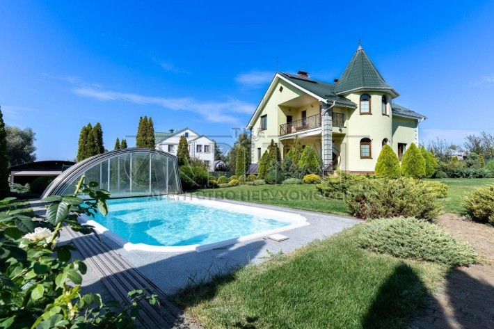 Оренда будинку з басейном с. Пухівка ГАЗ/Сонячні панелі - фото 1