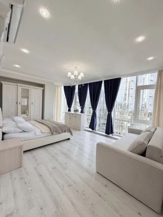 Аренда 3 ком кв ЖК Гагарин Плаза Вид на море Аркадия Парк Море Код1005 - фото 1