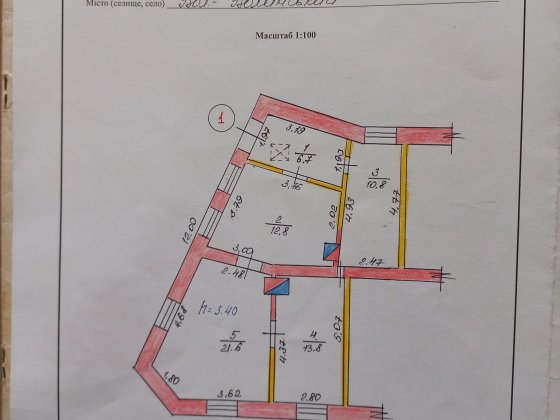 Перехрестя б. Шевченка та вул.Гайдамацька част.буд. 66 кв.м Володимир