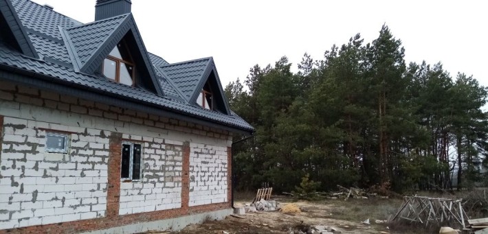 Продам дом в сосновом лесу 44сот новой постройки без внутренних робот - фото 1