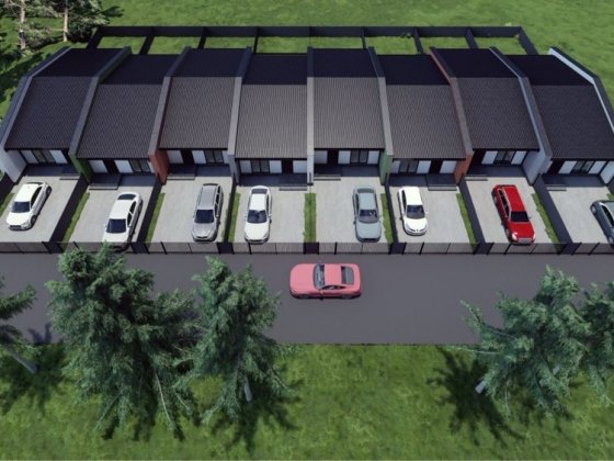 Одноповерховий таунхаус з власною ділянкою біля Києва Гостомель