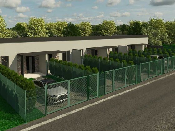 Одноповерховий таунхаус з ділянкою та зручною локацією в Гостомелі Гостомель