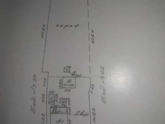 Продам участок с домом под разборку в самом центре города Конотоп