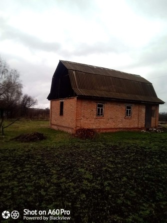 Дачний участок з недобудованим будинком. - фото 1