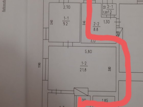 Частина будинку(квартира)в одноповерховому будинку Умань