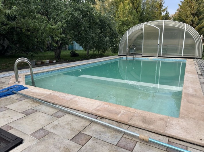 Два будинки на березі Днепра з приватним пляжем, пристанню , басейном - фото 1