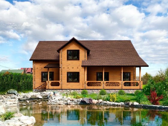 Будинок зі зрубу під розбір Пряжів