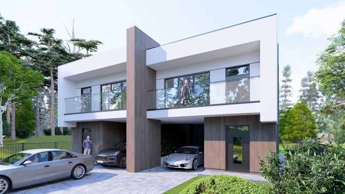 Сучасний ДУПЛЕКС, більша ділянка, накриття для авто! - фото 1