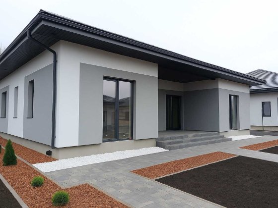 Одноповерховий будинок з керамоблоку на 4 сотках. ГАЗ! Є відео) Білогородка