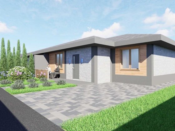 Одноповерховий дуплекс з частковим ремонтом Білогородка