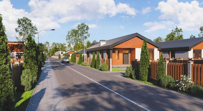 Продаж будинок 110 м2 біля озера в містечку Secret Lake, Білогородка - фото 1