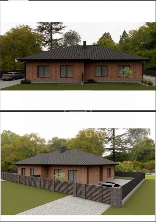 Новий дуплекс 80м² з ділянкою і газом — будується - фото 1