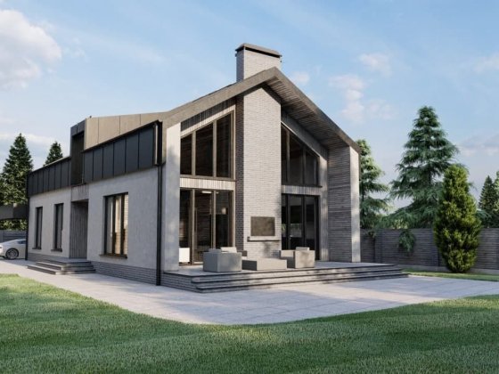 Hi-tech Барнхаус 239 м² у центрі Іванковичів — 20 хв до Києва Ходосівка