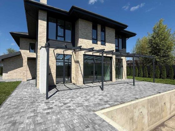 Розкішний будинок 395 м² панорамні вікна, 5 кімнат, басейн. Лісники
