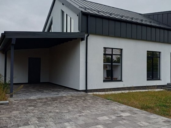 Барнхаус 239 м² під Києвом, Іванковичі, тераса, 9 соток