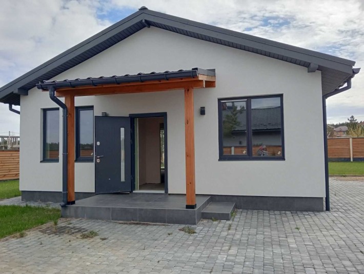 БЕЗ%. Окремий будинок 82 м2, 5 с. землі с. Бобриця. Ліс! - фото 1