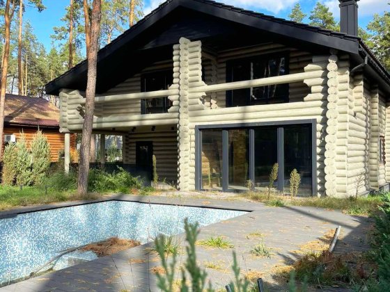 Продам будинок Блиставиця 260 кв.м.  сруб до Київа 20 км. Блиставица