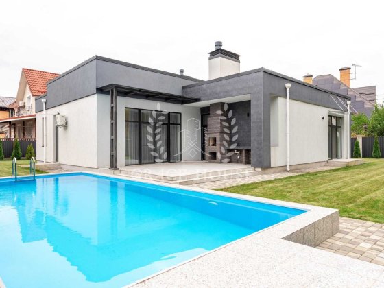 Продажа нового дома (190м2) у леса с бассейном, Пуща-Водица, Горенка Горенка