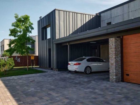 Котеджне містечко.Сучасний будинок.Цегла.Охорона.Безпека.Стиль Крушинка