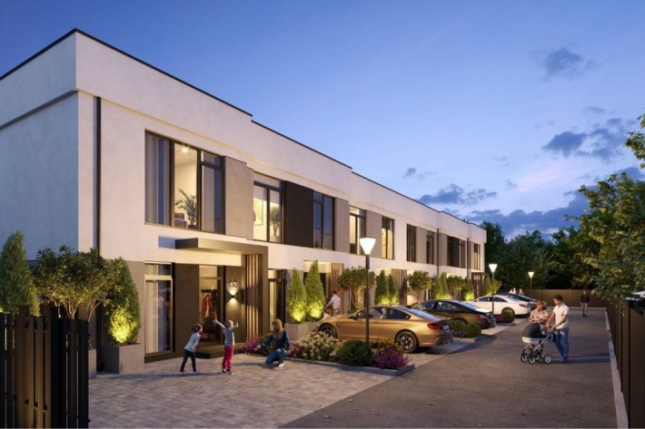 Таунхаус 86,82 м2, газове опалення, розтермінування до 24 міс. - фото 1