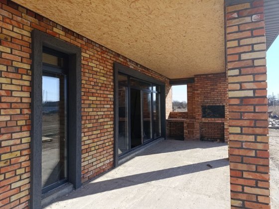 Будинок 110 м² у с. Нове, 5 соток, 3 кімнати, на етапі будівництва Новое