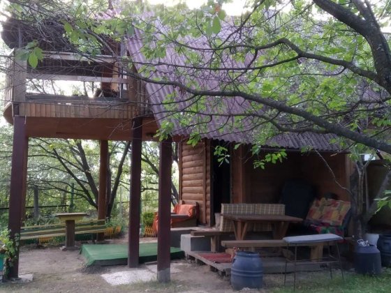 продам дім - зруб, із ділянкою 15 соток Нові Безрадичі