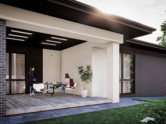 Просторий сучасний будинок з терасою біля лісу та озера Михайлівка-Рубежівка