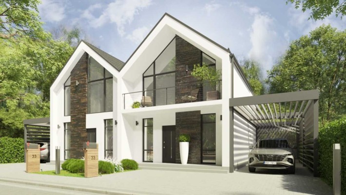 Продаж дуплексу Una площею 87 кв. м здача 2025 рік КМ "Gardd House" - фото 1