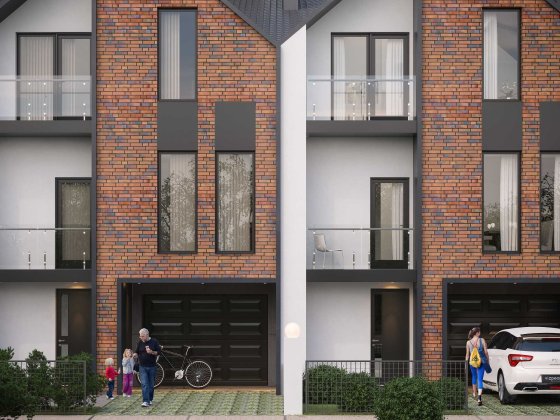 Таунхаус з гаражем, 3 поверхи, 145м.кв. Городок