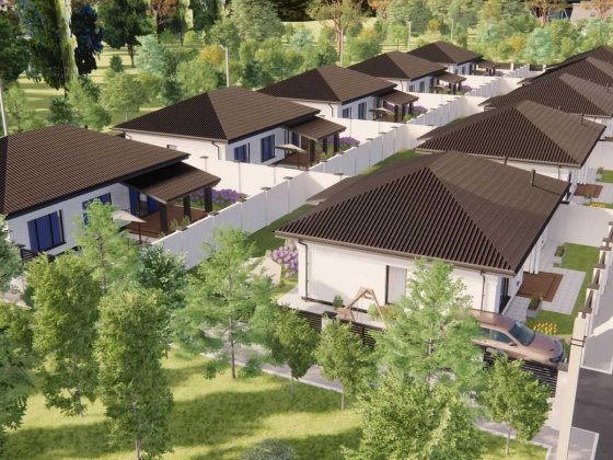 1-этажный современный дом в Жилом Массиве Дайберг! Рассрочка! 1L55 Лиманка