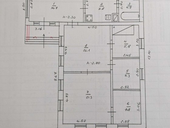 2 Будинки 90кв.м і 38 кв.м. ЦЕНТР Слобода Черкаси  Ракушняк цегла утеп Красная Слобода